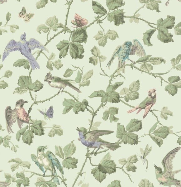 behang cole and son winterbirds