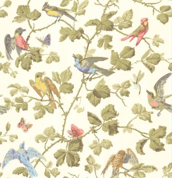 behang cole and son winterbirds