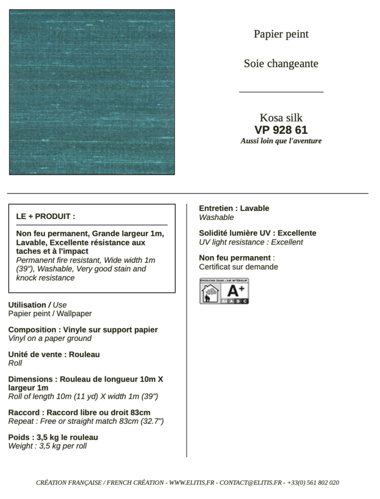 ELITIS Kosa Silk Behang 61 VP_928_61