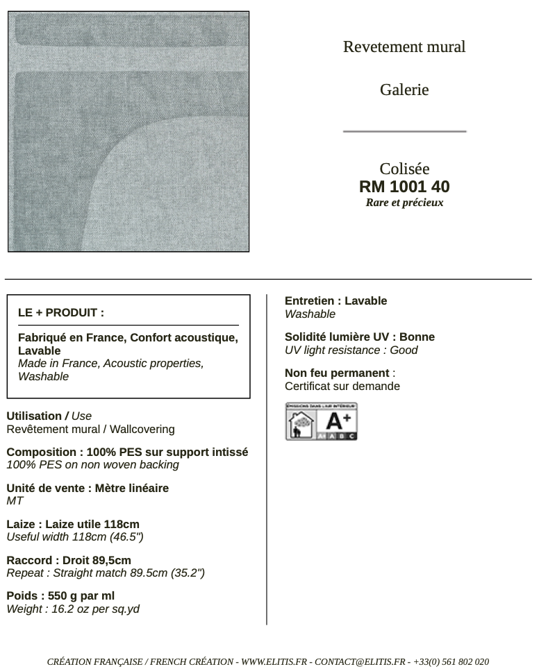 ELITIS Colis&eacute;e Behang 40 (RM_1001_40)