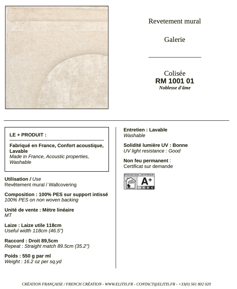 ELITIS Colis&eacute;e Behang 01 (RM_1001_01)
