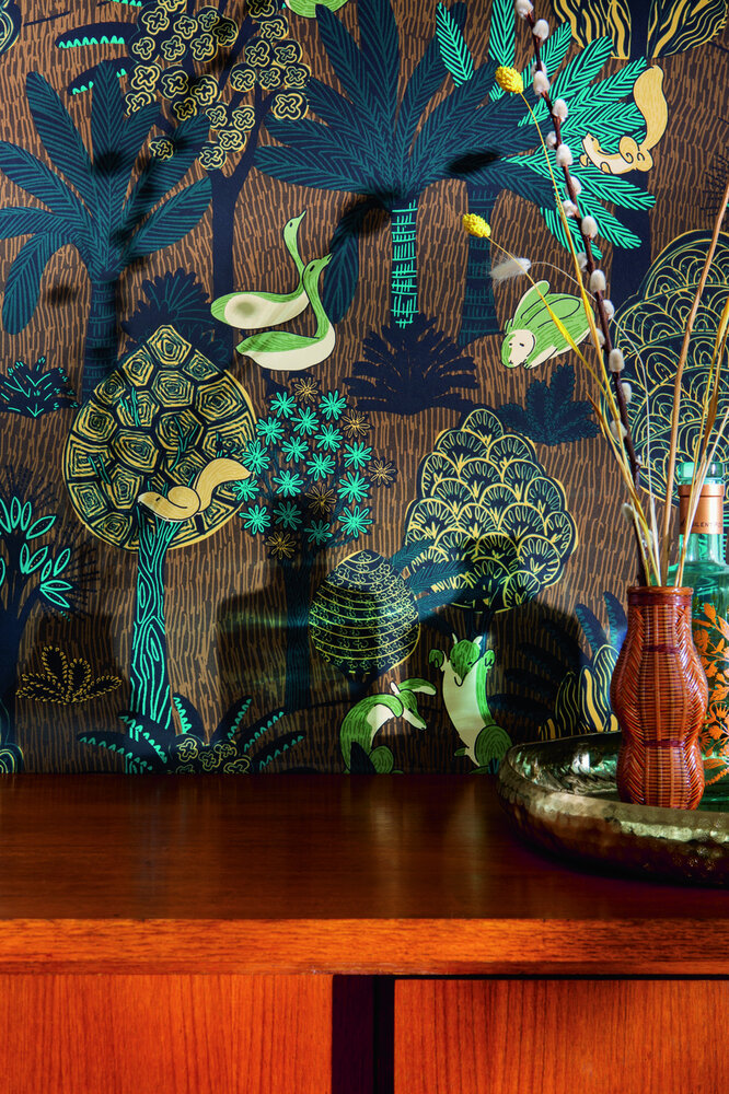 ELITIS Renard &amp; Co Behang Les Petites Histoires Collectie