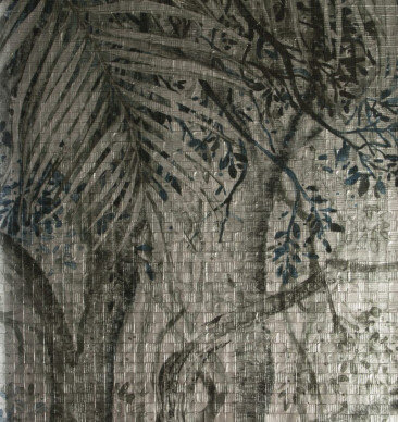 behang arte tropic zilver
