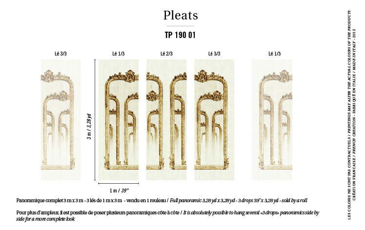 behang elitis Galerie des glaces behangpapier more than classic woonbeurs plak instructie