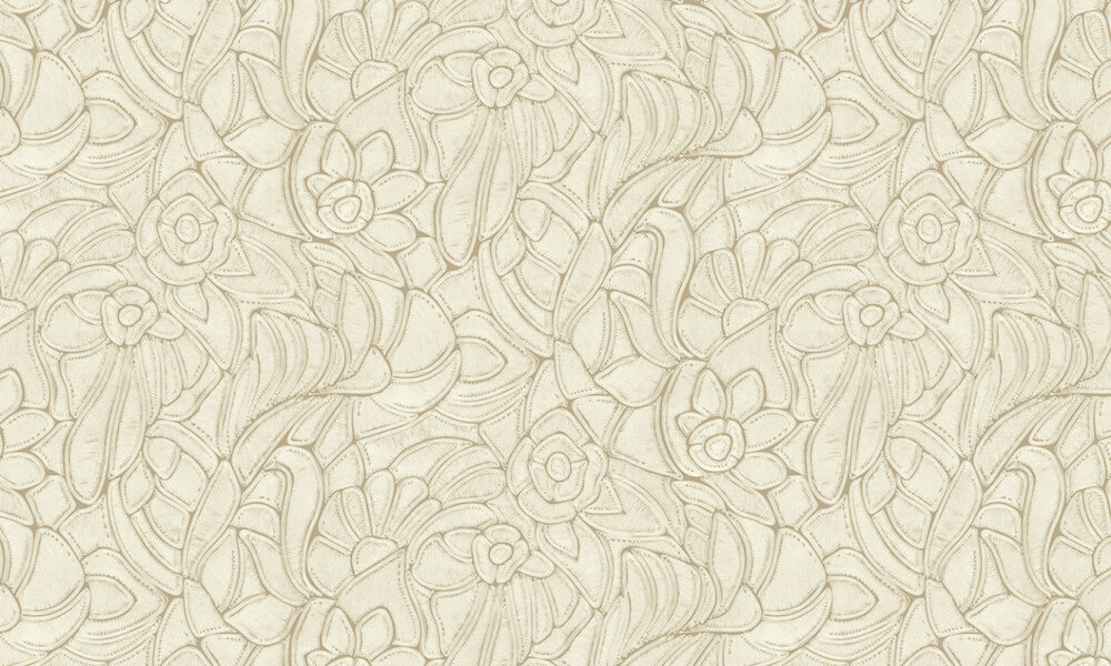 ARTE Flore Behang - Bone