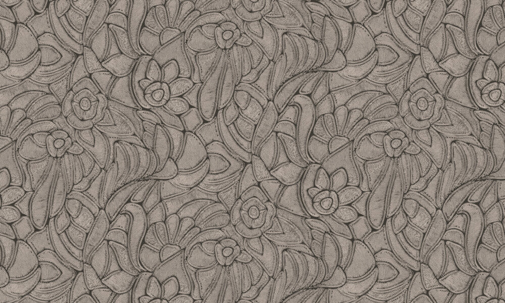 ARTE Flore Behang - Onyx