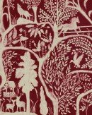 Mind the Gap The Enchanted Woodland Behang - Red 