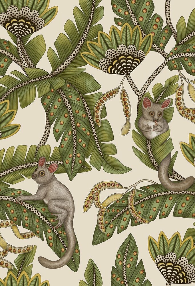 Cole and Son Bush Baby Behang S119/7032