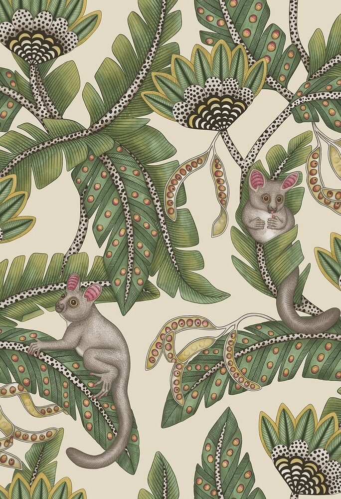 Cole and Son Bush Baby Behang S119/7035