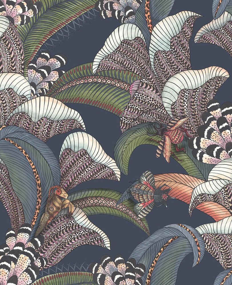 Cole and Son Hoopoe Leaves Behang