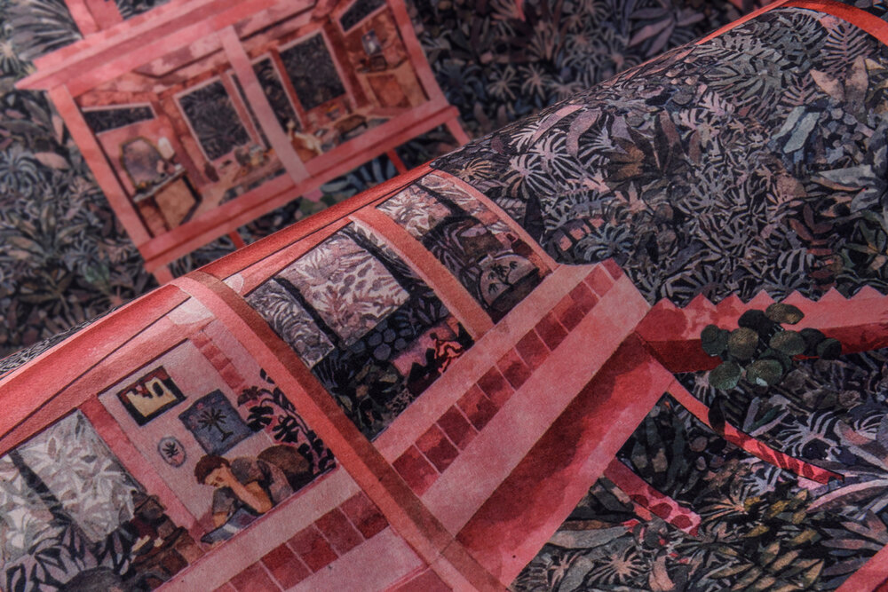 ARTE Palafitas Amazonia Behang - Watermelon