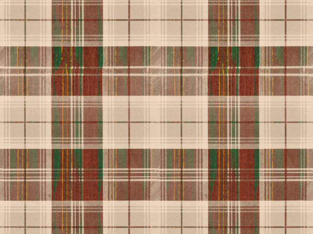 Mind the Gap Countryside Plaid - Leather 