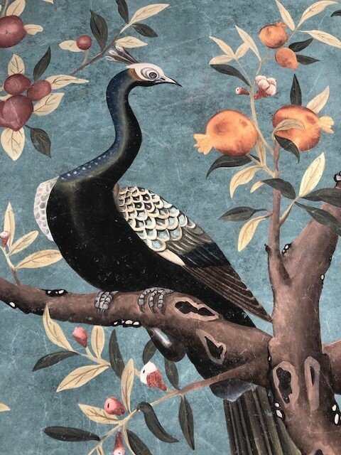 Papiers de Paris Chinoiserie behang blauw
