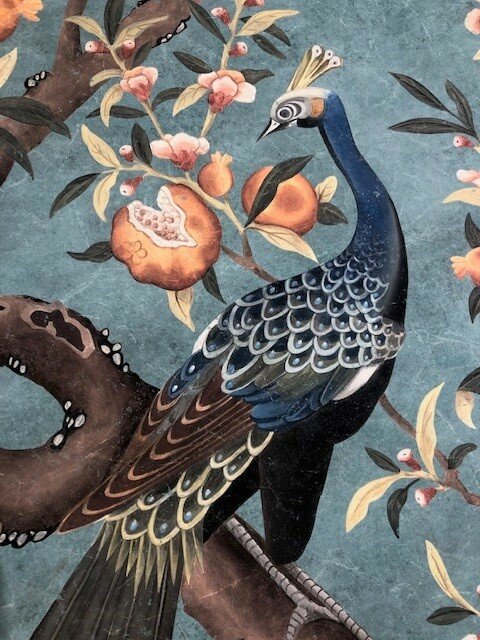 Papiers de Paris Chinoiserie behang blauw
