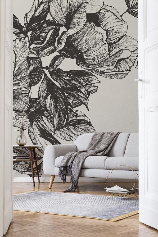 Coordonne Giant Peonies Behang 9500700