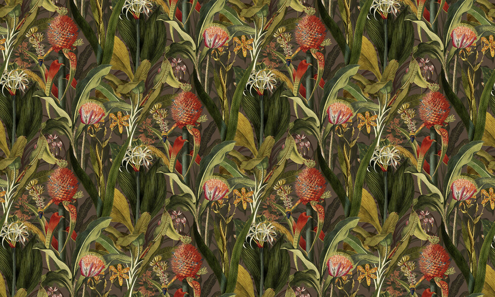 ARTE Blooming Pineapple Behang - 97601