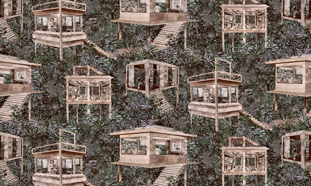 ARTE Palafitas Amazonia Behang 97581