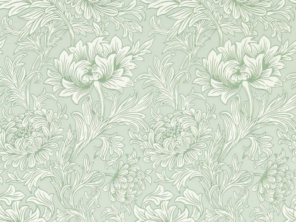 Morris Chrysanthemum Toile Behang 217069