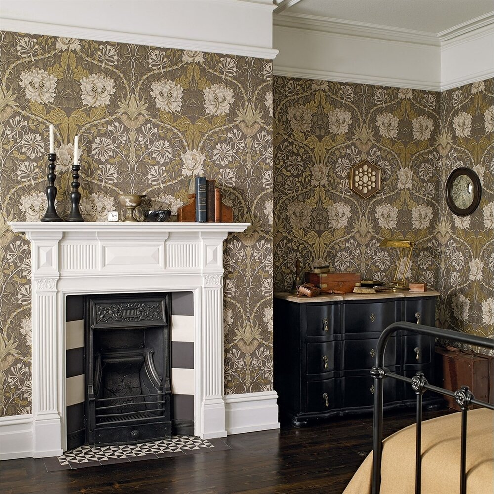 behang william morris &amp; Co. Honeysuckle &amp; Tulip archive III 3 sfeer 2