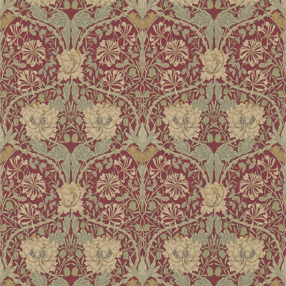 behang william morris &amp; Co. Honeysuckle &amp; Tulip DM3W214700 archive III 3