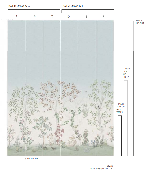 Cole and Son Seasonal Woods Silk Behang 