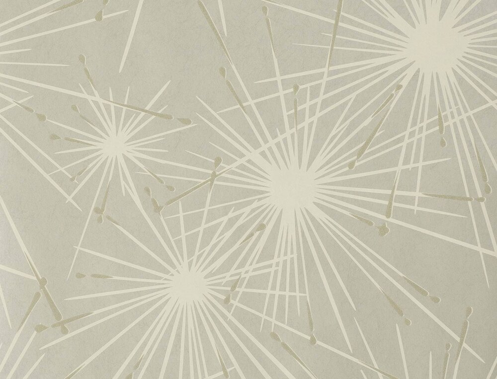 Jim Thompson  Fireworks behang silver JT021065002 tony duquette