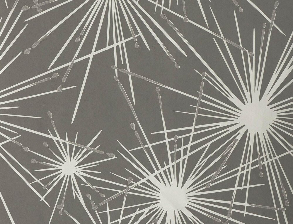 Jim Thompson Fireworks behang graphite JT021065005 tony duquette