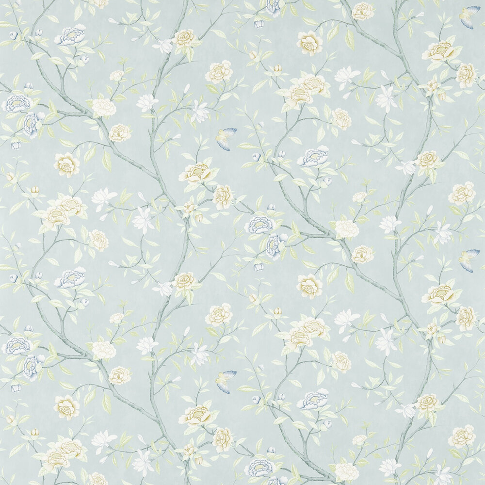 zoffany nostell priory 06002 blue ivory behang