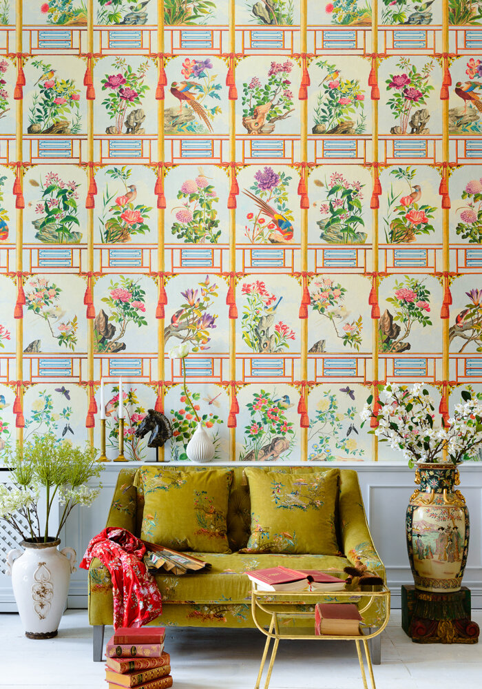Mind the Gap Flowering Wall Behang WP20585 sfeer 2