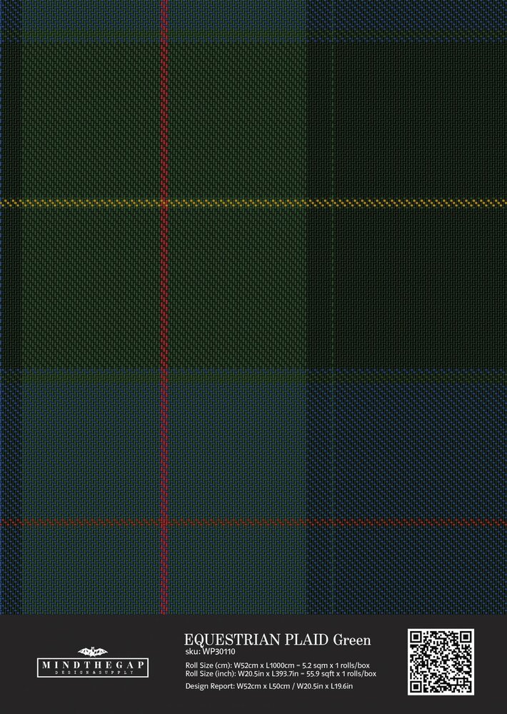 Mind the Gap Equestrian Plaid Behang WP30110