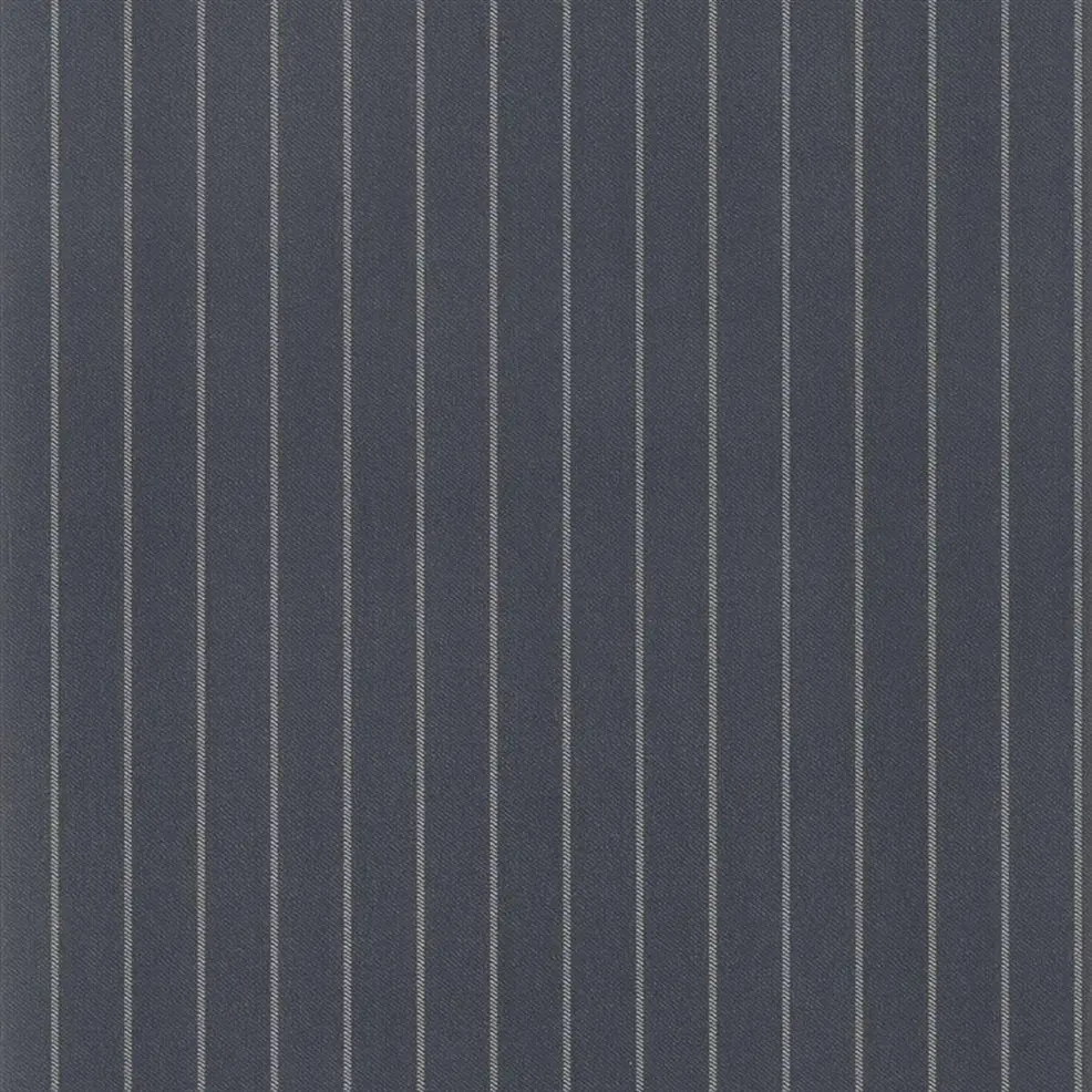 Ralph Lauren Langford Chalk Stripe Behang - DARK BLUE PRL5009/02