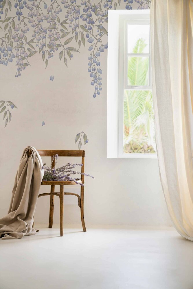 Coordonne Manuela Lilac Behang - Linnen A00324