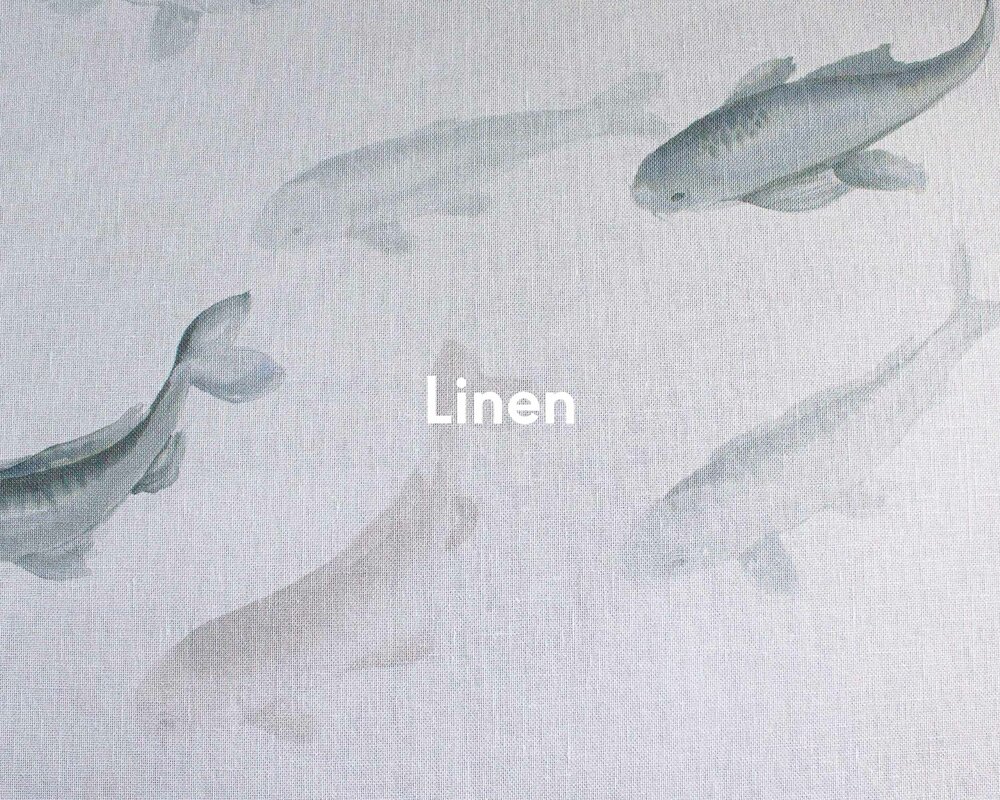 Coordonne Koi Swan Behang - Linnen A00326L