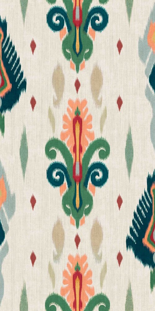 Coordonne Sumba Green Behang A00824