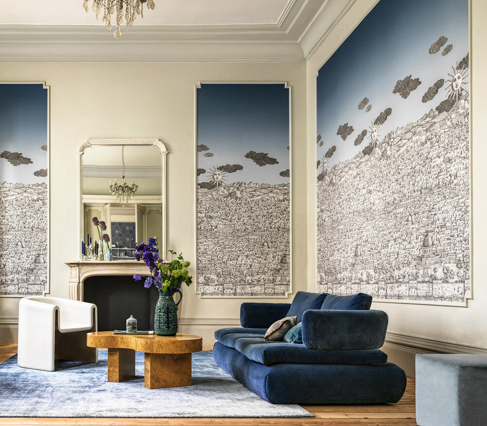 Fornasetti Vista Mediterranea Behang