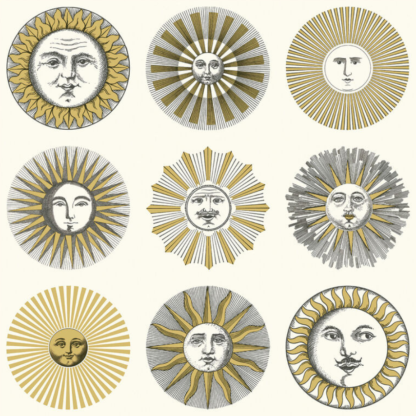 Fornasetti Soli Behang 123/1002