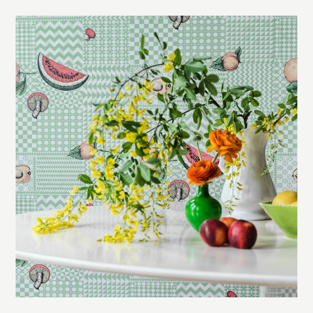 Fornasetti Frutta e Geometrico Behang