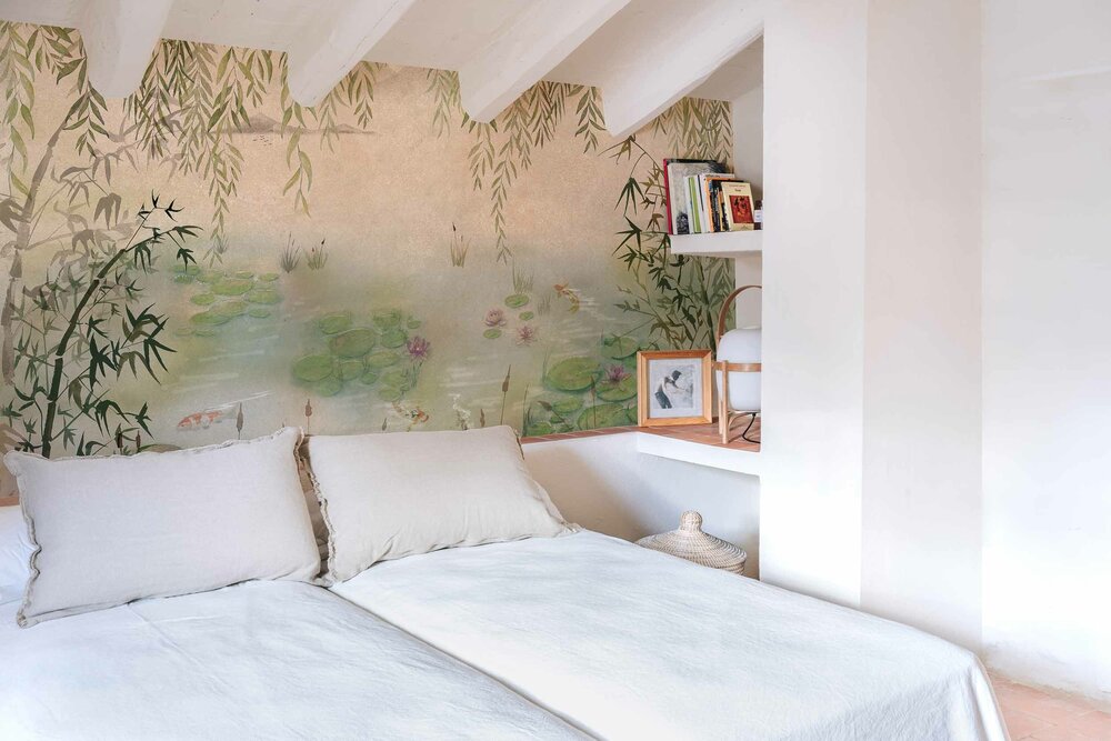 Coordonne Lotus Spring Behang - Linnen A00313L
