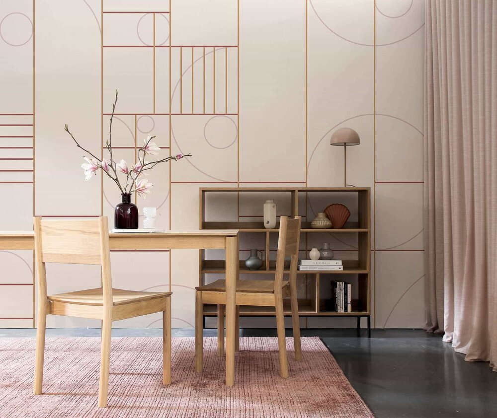 Coordonne Modular Peony Behang - Zijde A00342S