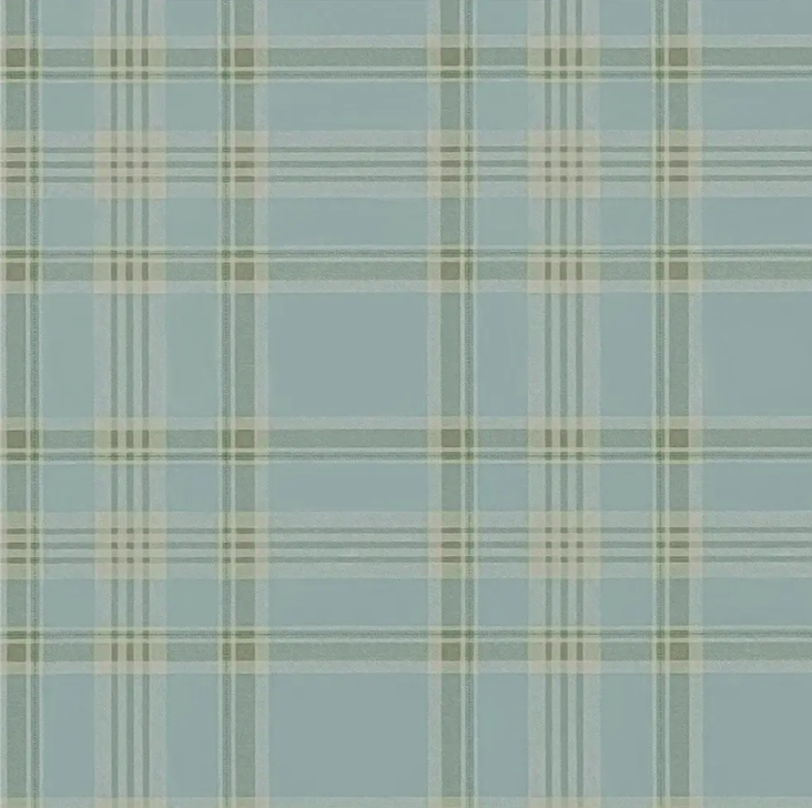 Ralph Lauren Deerpath Trail Plaid Behang - MIST PRL5020/01
