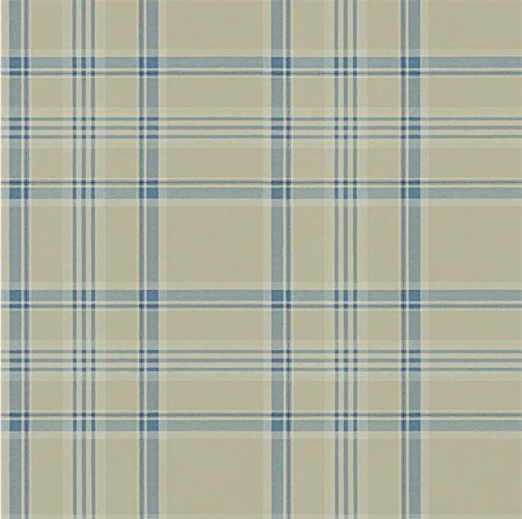 Ralph Lauren Deerpath Trail Plaid Behang - SLATE PRL5020/02