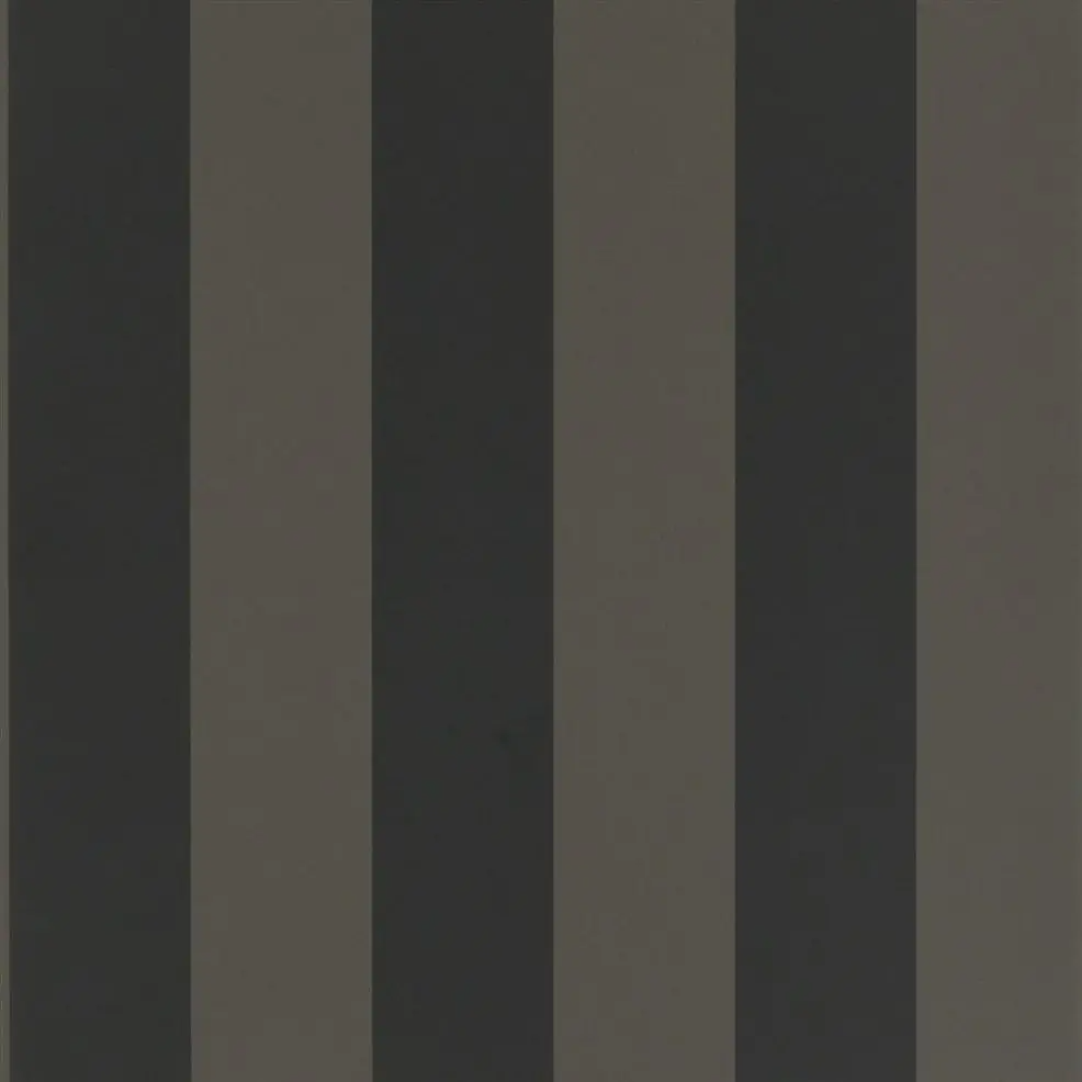 Ralph Lauren Spalding Stripe Behang - Black / Black PRL026/17