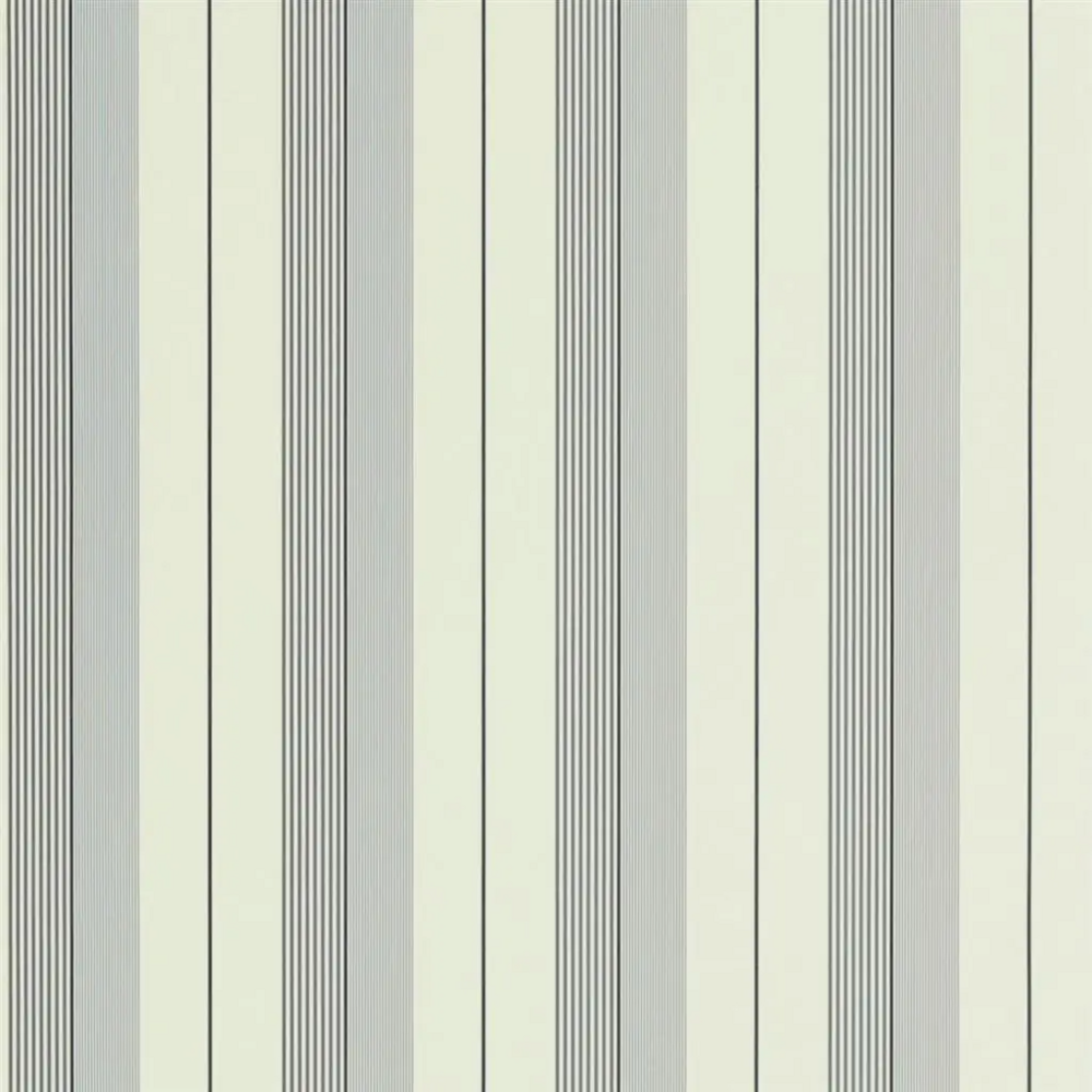 Ralph Lauren Aiden Stripe Behang - GRANITE / CREAM PRL020/03