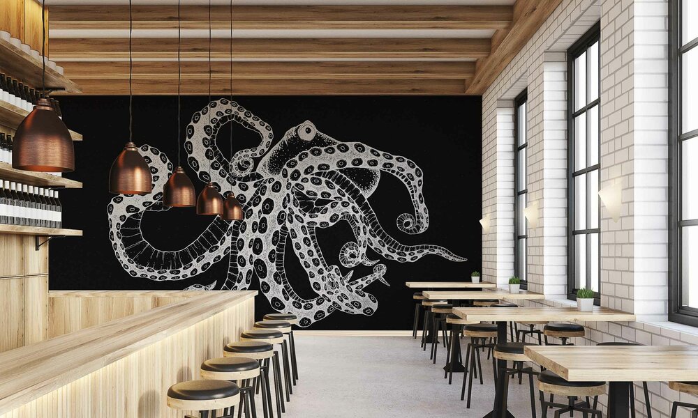 Coordonne Octopus X-Ray Behang 9500802