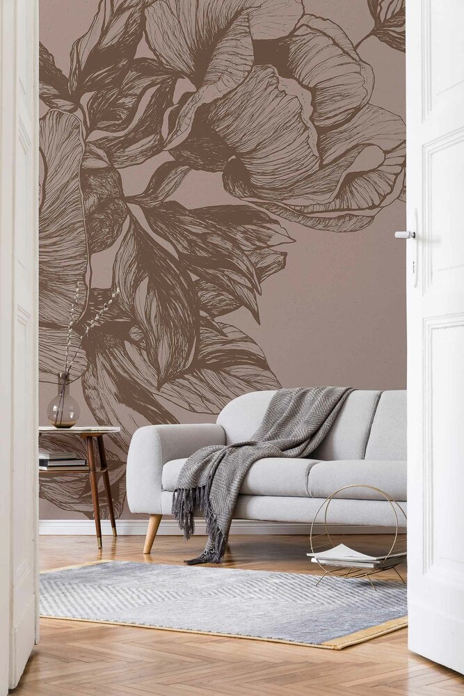 Coordonne Giant Peonies Behang 9500703