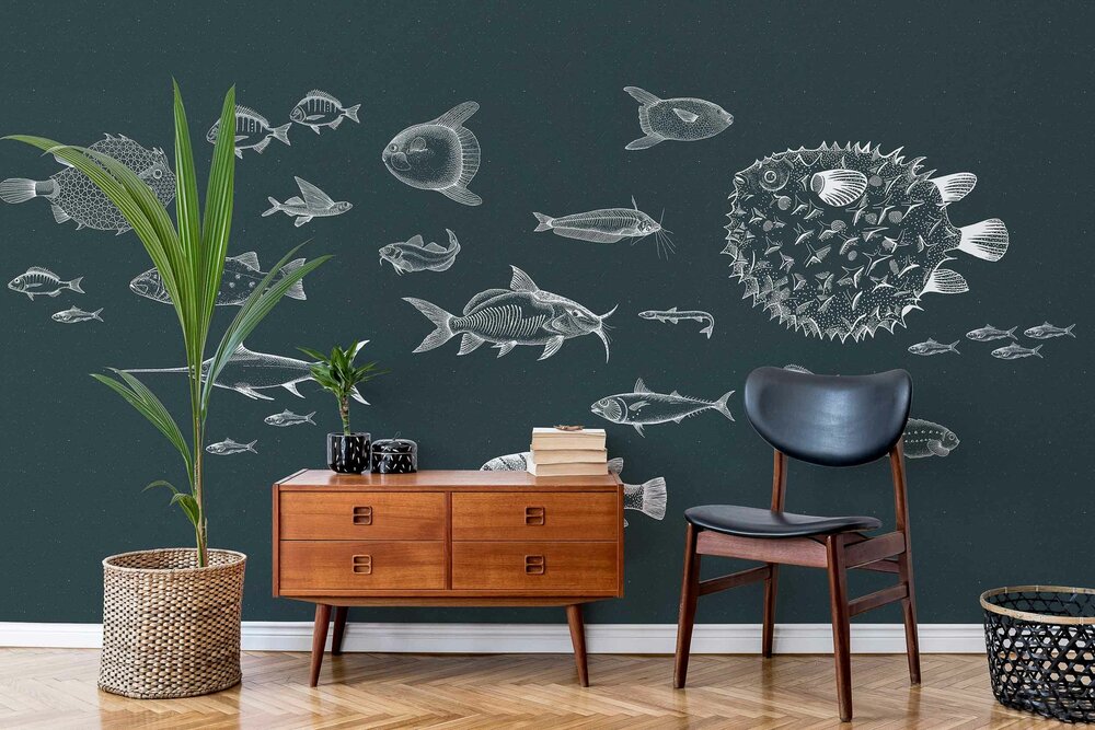 Coordonne Sea Current Behang 9500602