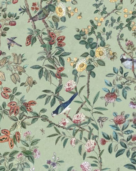 Antoinette Poisson Papier Peint Chinois behang
