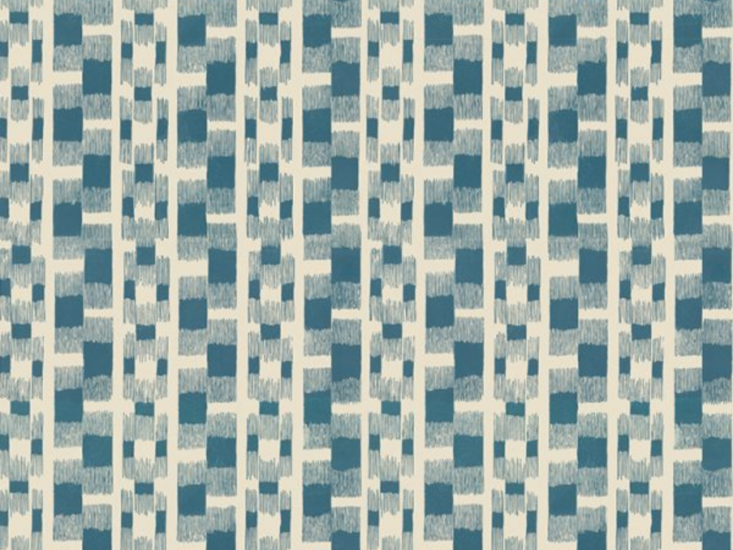 Antoinette Poisson Ikat behang