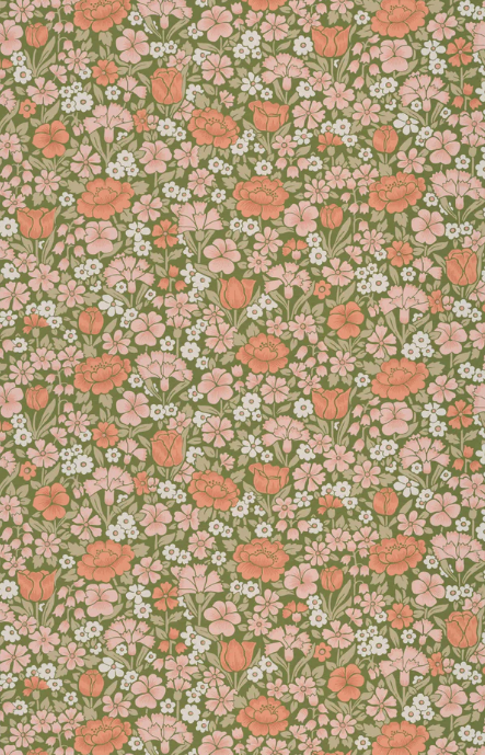 Little Greene Spring Flowers Behang Garden