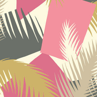 behang cole and son deco palm 105-8038 geometric ii luxury by nature